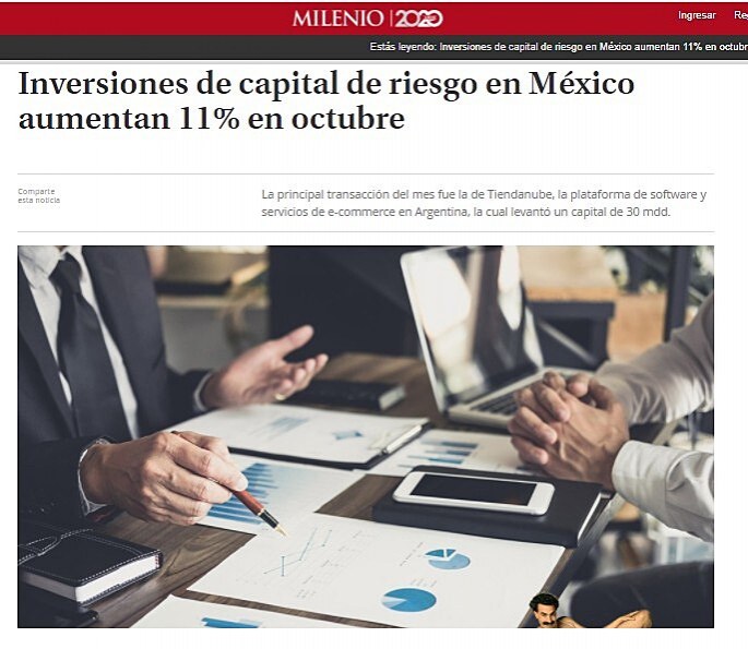 Inversiones de capital de riesgo en Mxico aumentan 11% en octubre